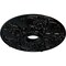 Ekena Millwork Norwich Ceiling Medallion (Fits Canopies up to 4 1/2"), 18"OD x 3 1/2"ID x 1 3/8"P, Black Pearl CM18NOBPS - alternate 2